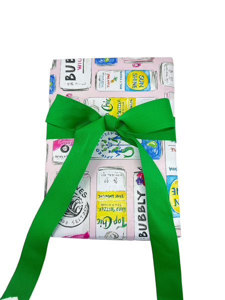 Seltzer Pink Gift Wrap Roll