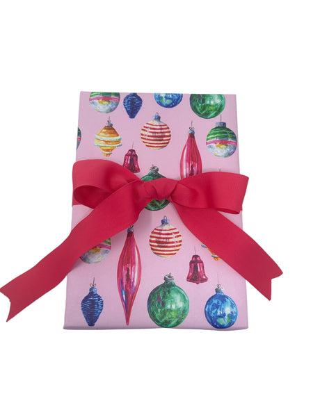Pink Ornament Gift Wrap Roll