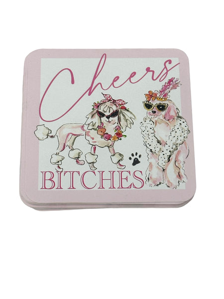 Cheers Sassy Dog Coasters