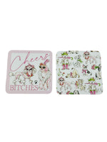 Cheers Sassy Dog Coasters