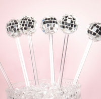 Disco Ball Stirrer, Set of 6