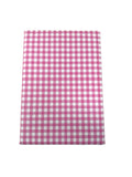 Pink Gingham Check Gift Wrap Sheets