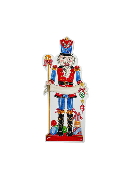 Oversized Nutcracker Die Cut Tag