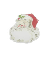 Red Santa Oversized Die Cut Tag