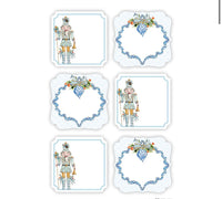Christmas Citrus Gift Tag Stickers