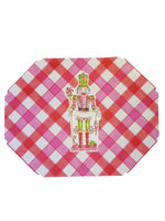 Pink & Red Check Disposable Placemats