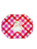 Pink & Red Check Disposable Placemats