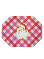 Pink & Red Check Disposable Placemats