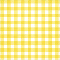 Yellow Gingham Check Gift Wrap Sheets