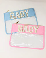 Baby Blue Clear Pouch