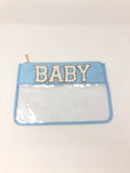 Baby Blue Clear Pouch