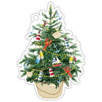 Coastal Christmas Die Cut Gift Tags