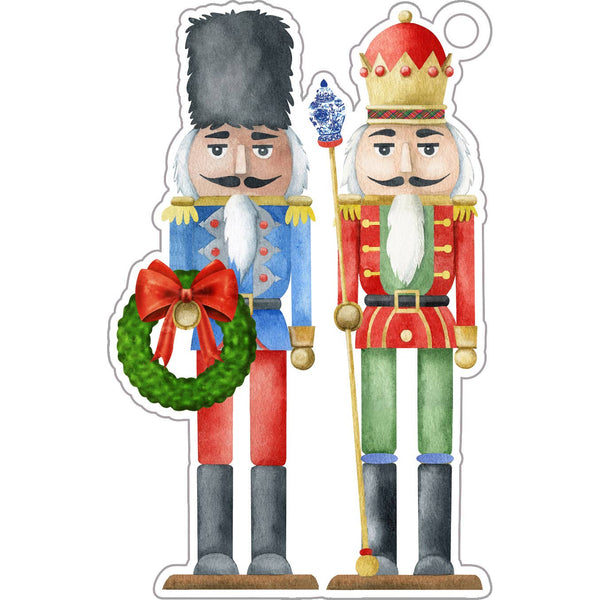 Nutcrackers Christmas Die-cut Gift Tags