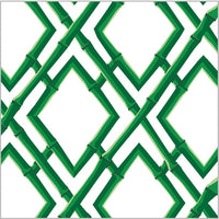 Navy Blue or Green Bamboo Trellis Gift Wrap Sheets