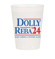 Dolly Reba '24 Make America Country Again - Set of 10 Cups