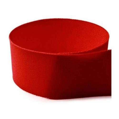 1 1/2" Preppy Red Grosgrain Ribbon