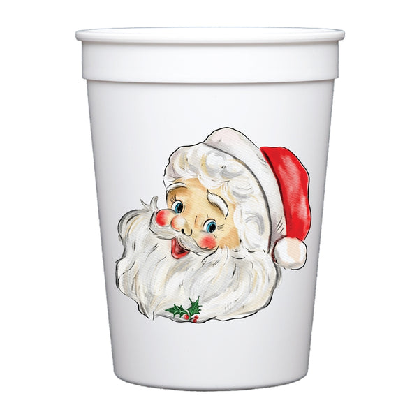 Santa Reusable Stadium Cups - Set of 6