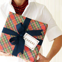 Classic Red Tartan Gift Wrap Sheets